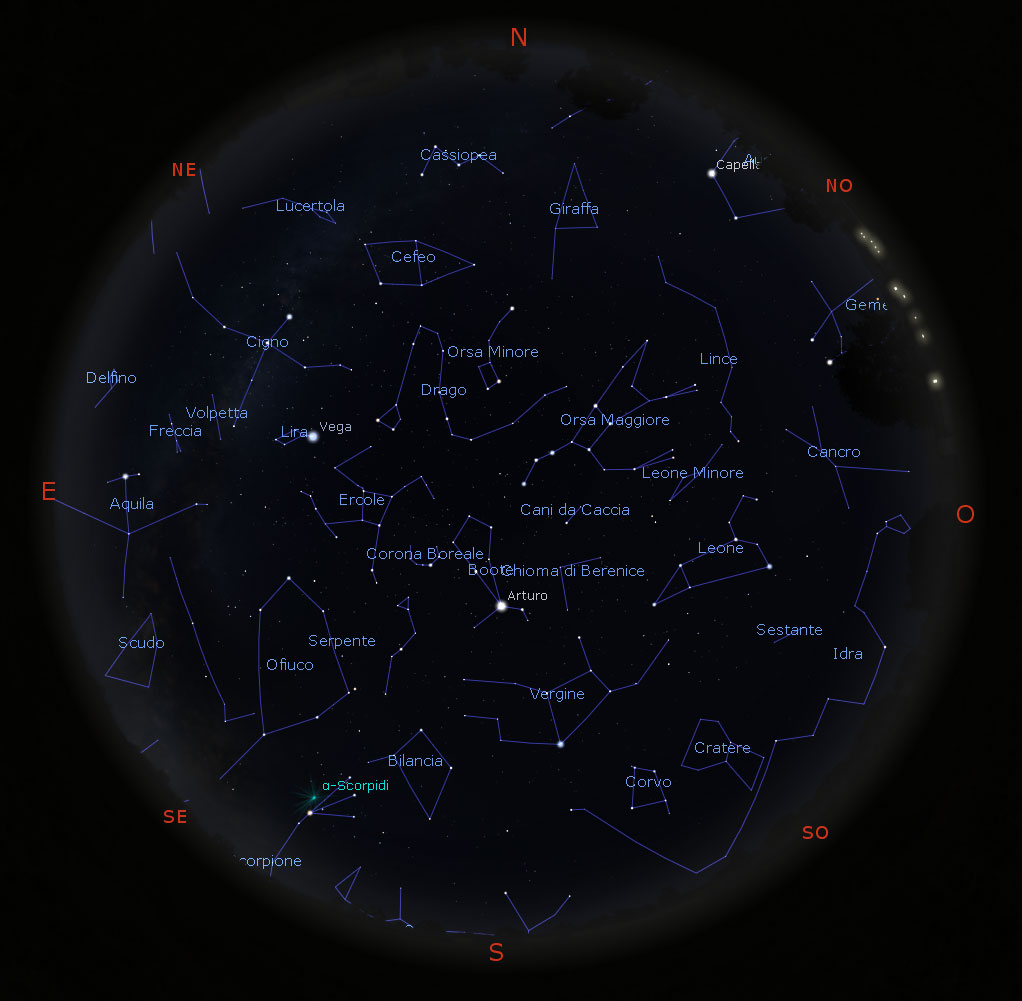 Il cielo di maggio 2021