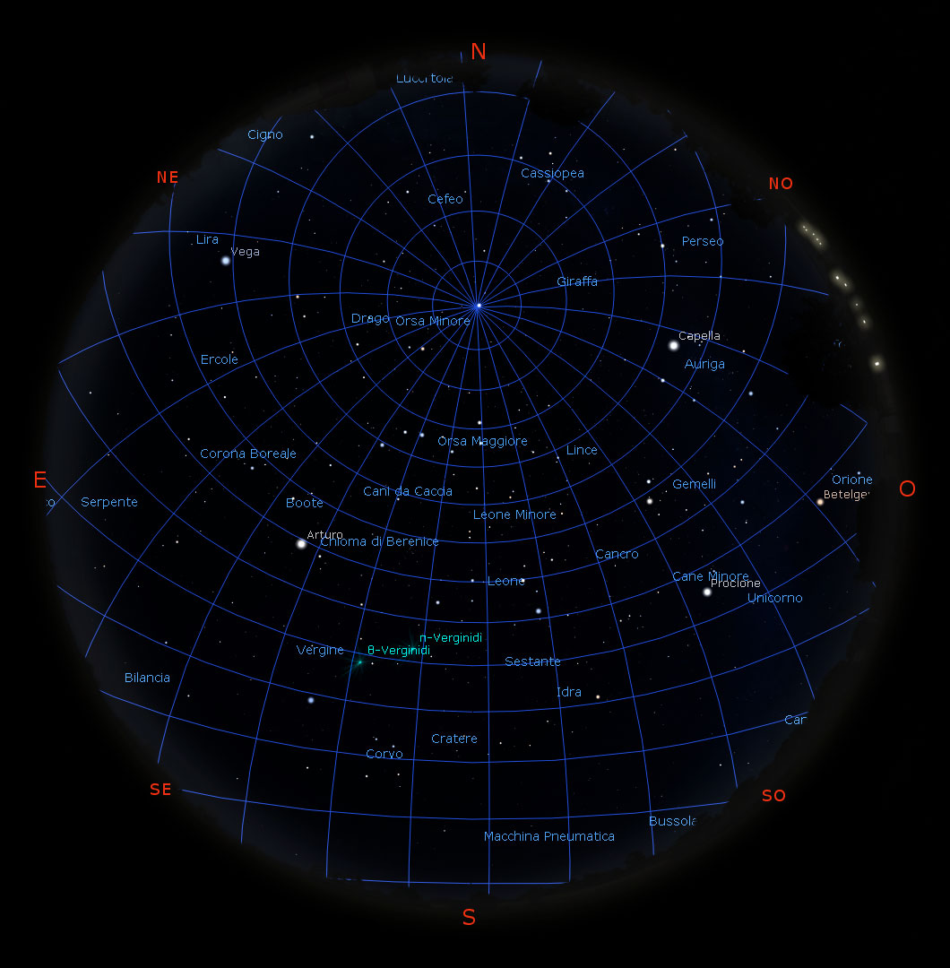 Il cielo di marzo 2020
