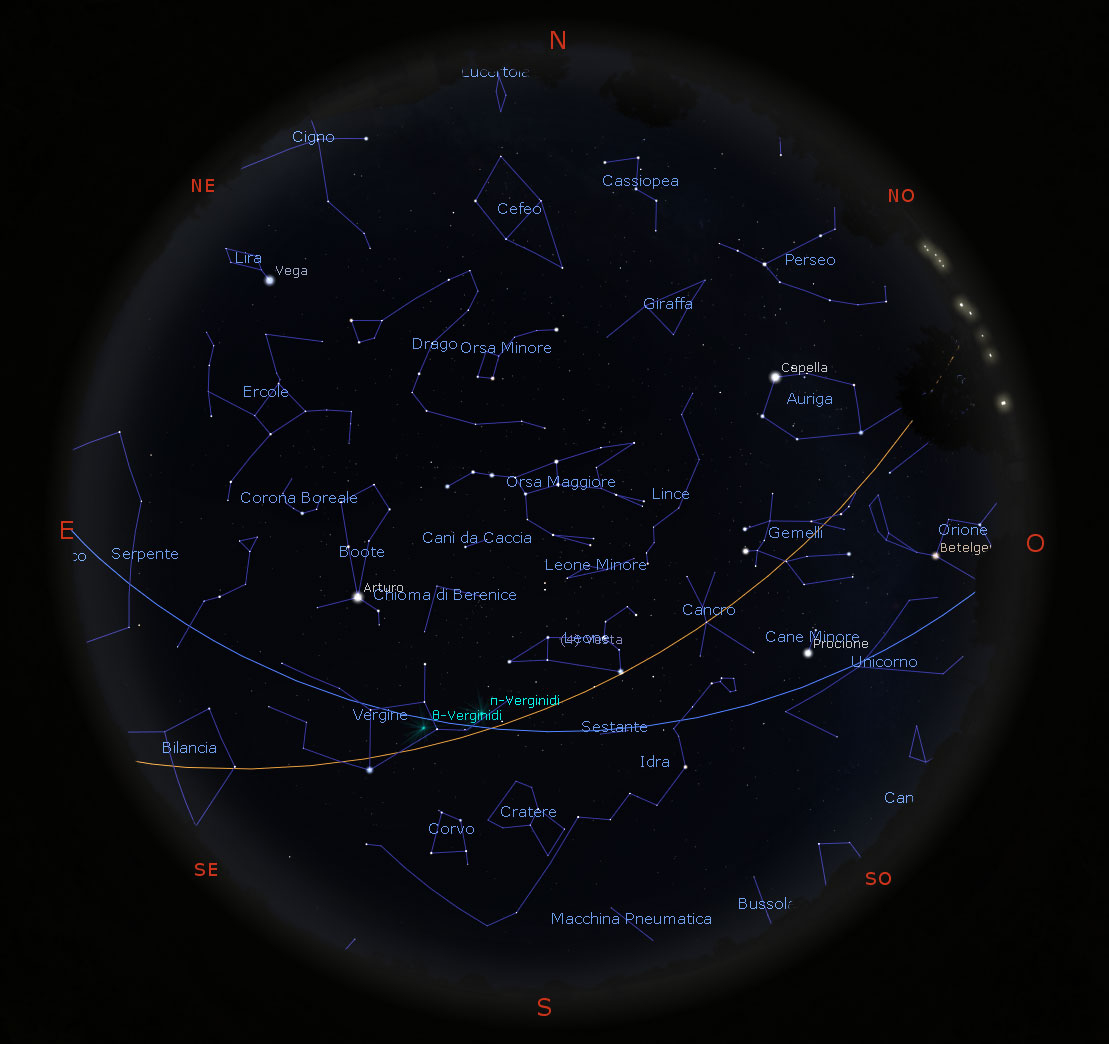 Il cielo di marzo 2021