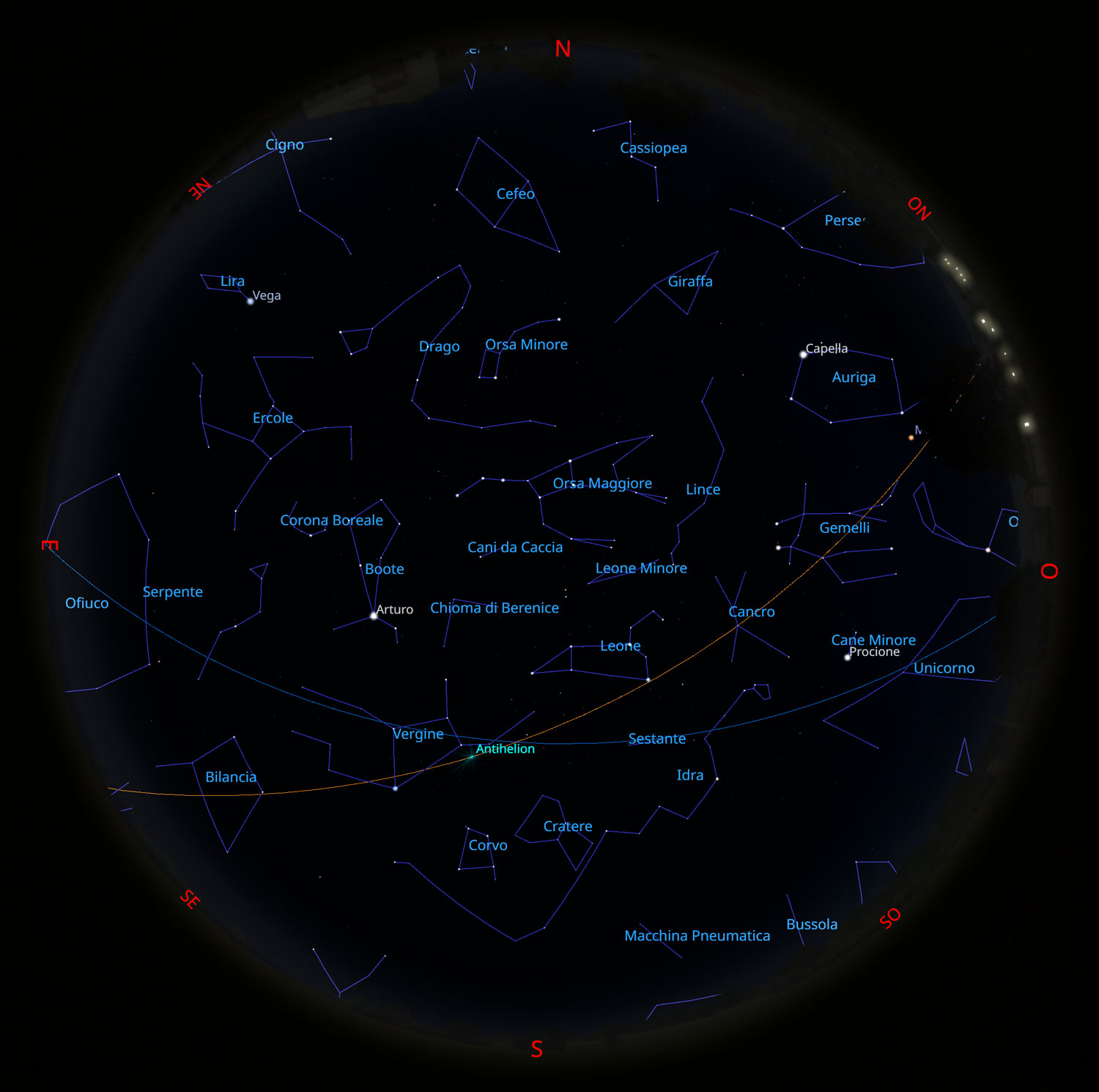 Il cielo di marzo 2023