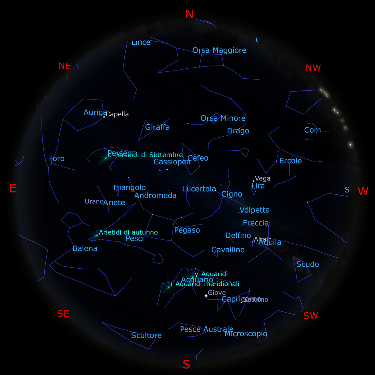 Il cielo di settembre 2021