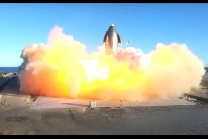 SpaceX ha lanciato Starship SN8