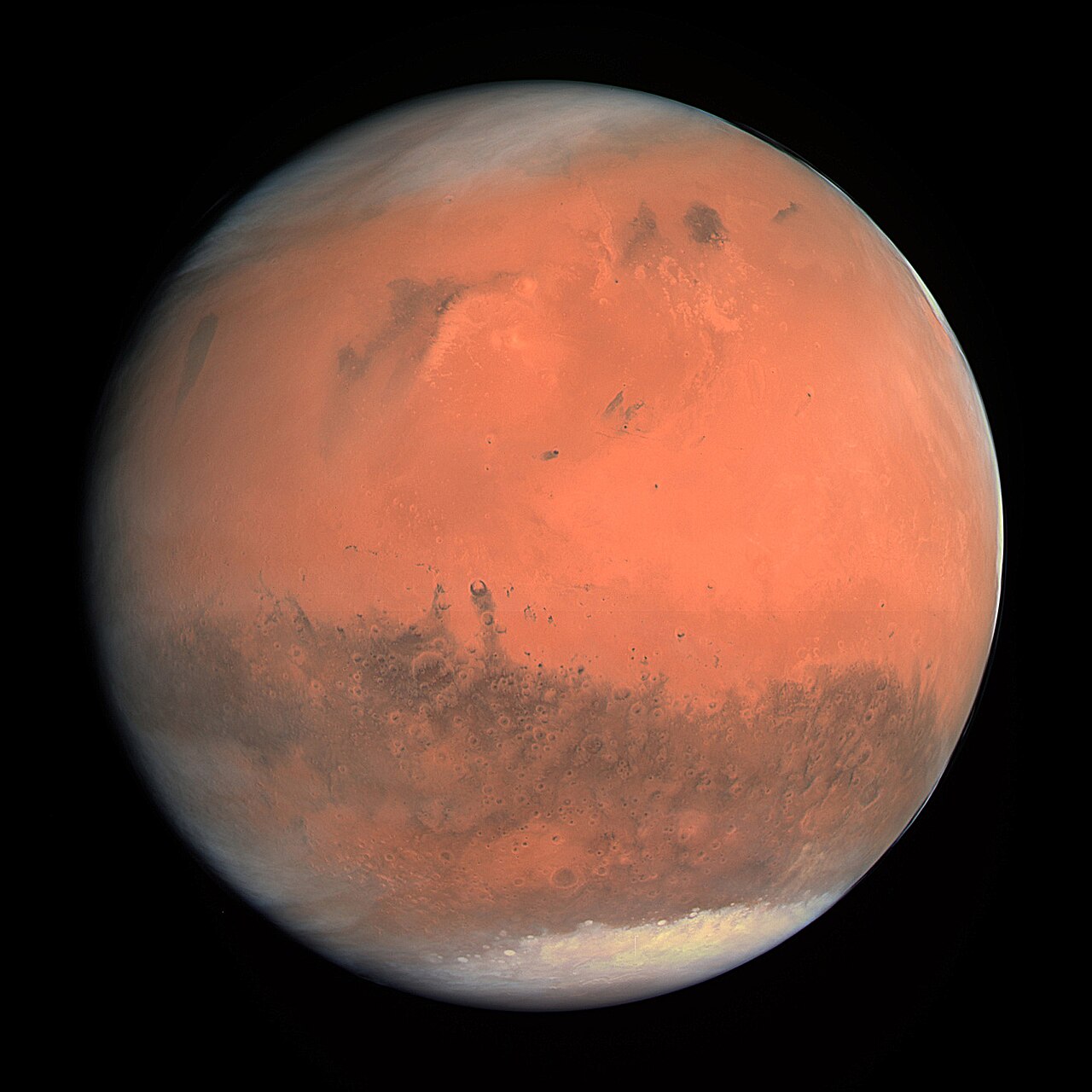 Marte, il pianeta rosso, ripreso a colori reali dalla sonda Rosetta