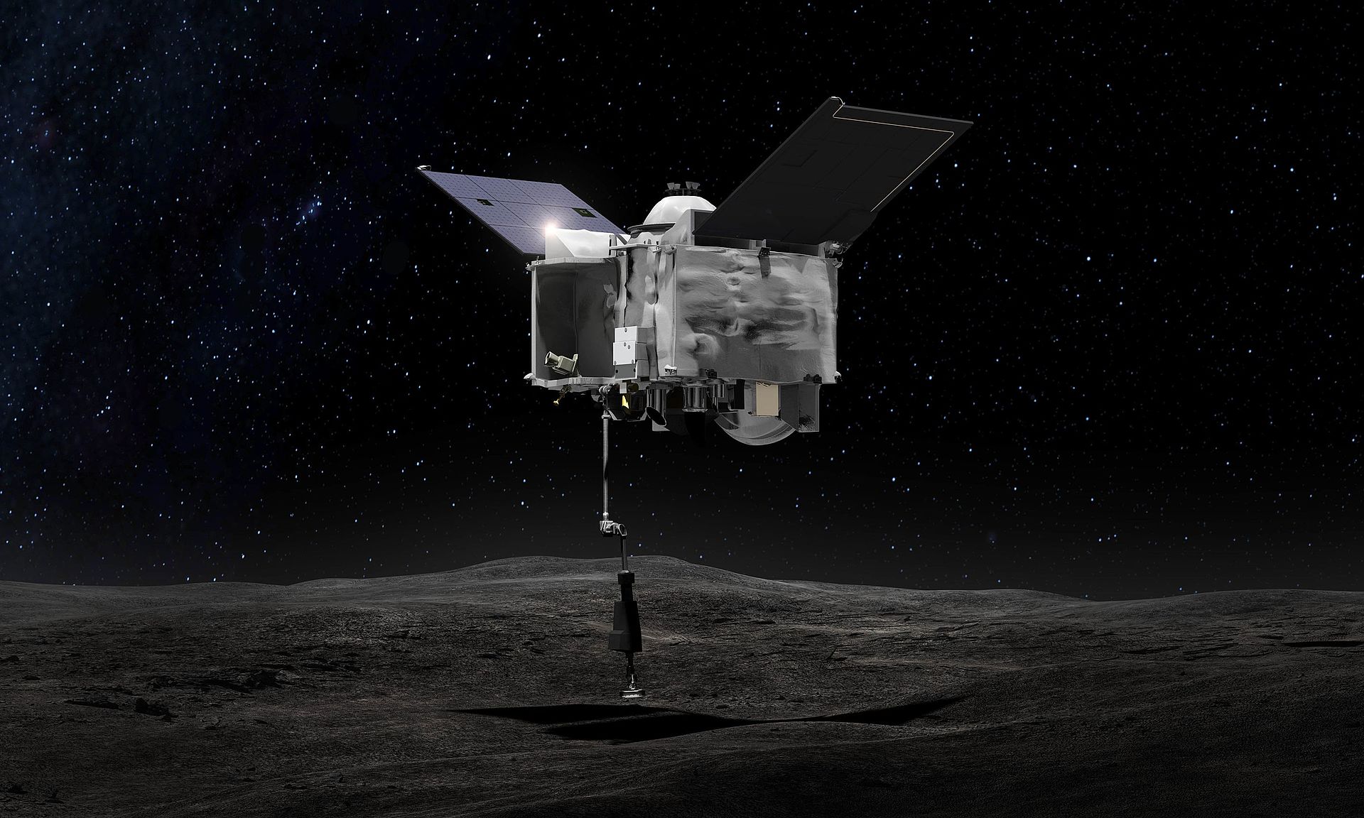 OSIRIS-Rex ha raccolto campioni di regolite dell’asteroide Bennu