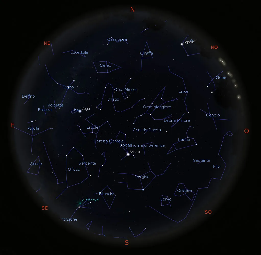 Il cielo di maggio 2021