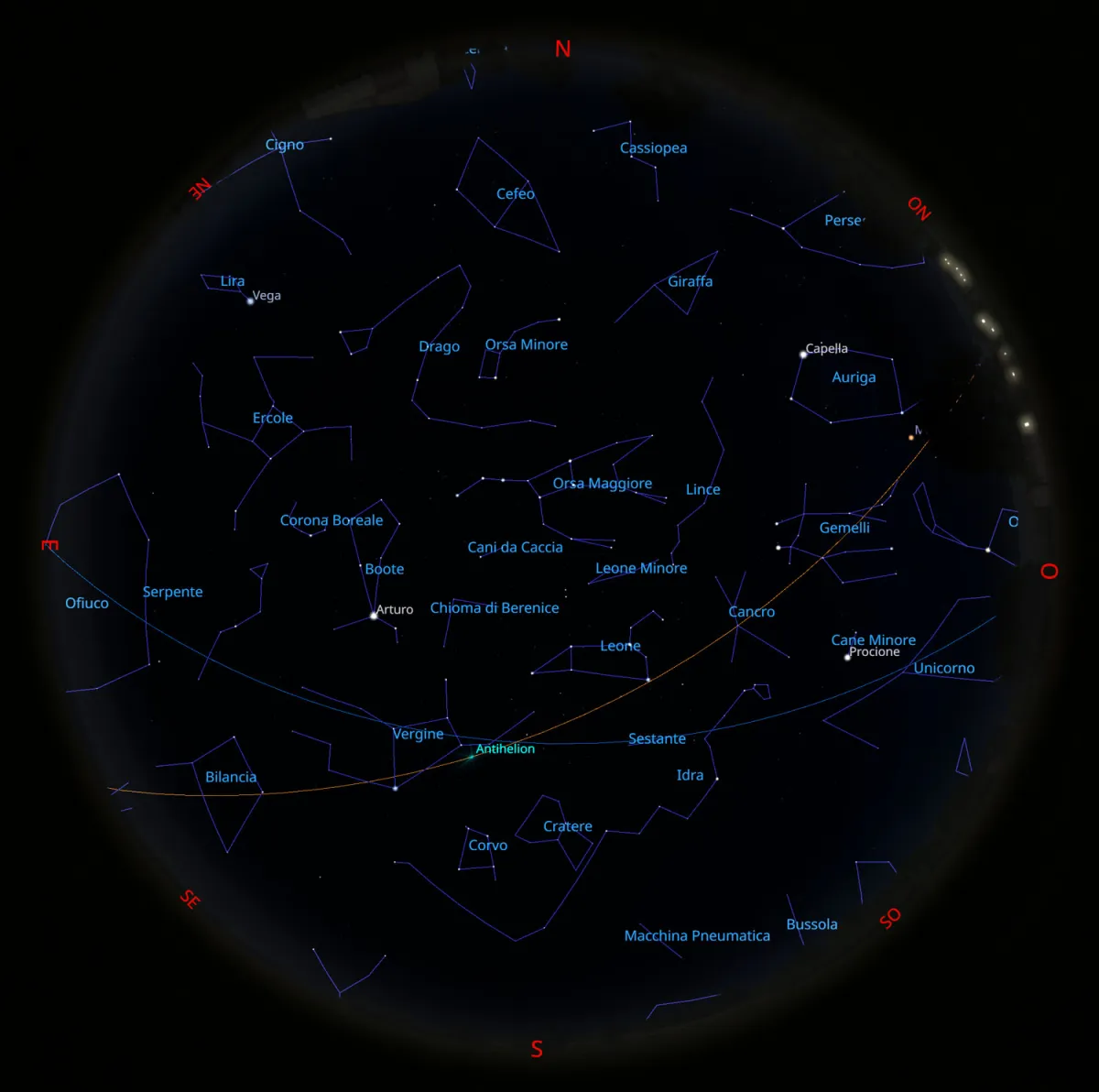 Il cielo di marzo 2023