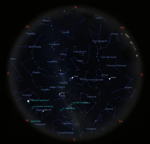 Il cielo di luglio 2021