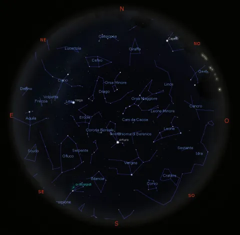 Il cielo di maggio 2021