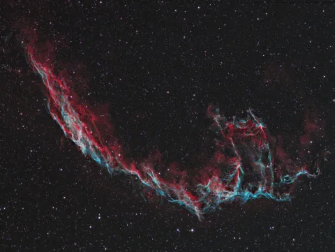 Mappa stellare per individuare NGC 6960/6992 (Nebulosa Velo)