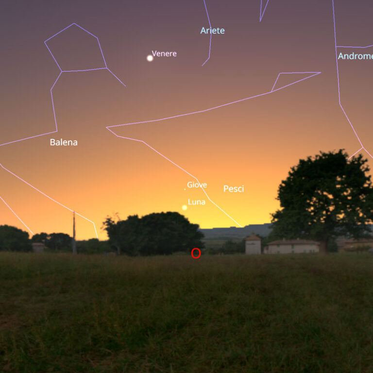 Il cielo di marzo 2023 La Notte Stellata